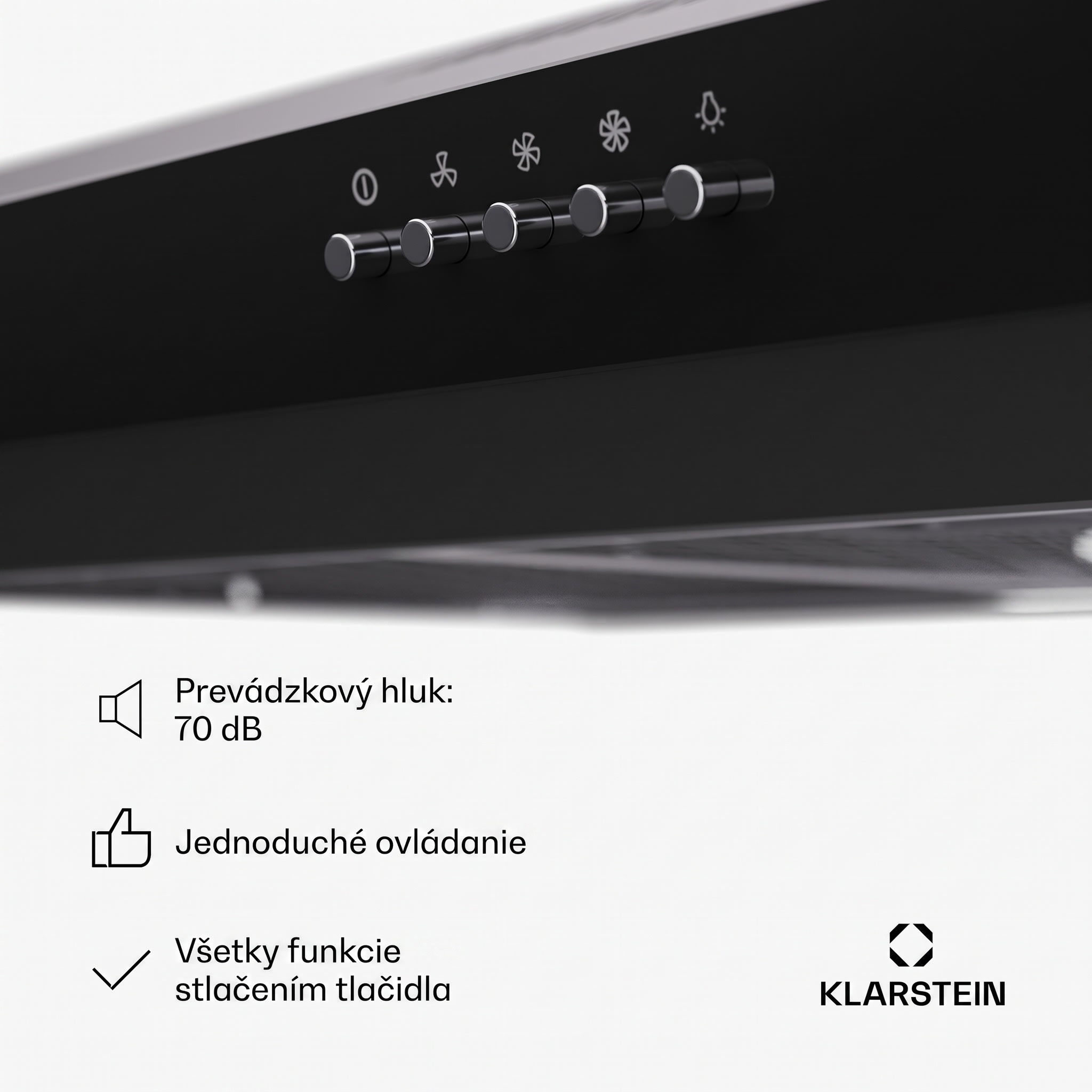 Klarstein Contempo 90 podstavná digestorová kapucňa – Obrázok 4