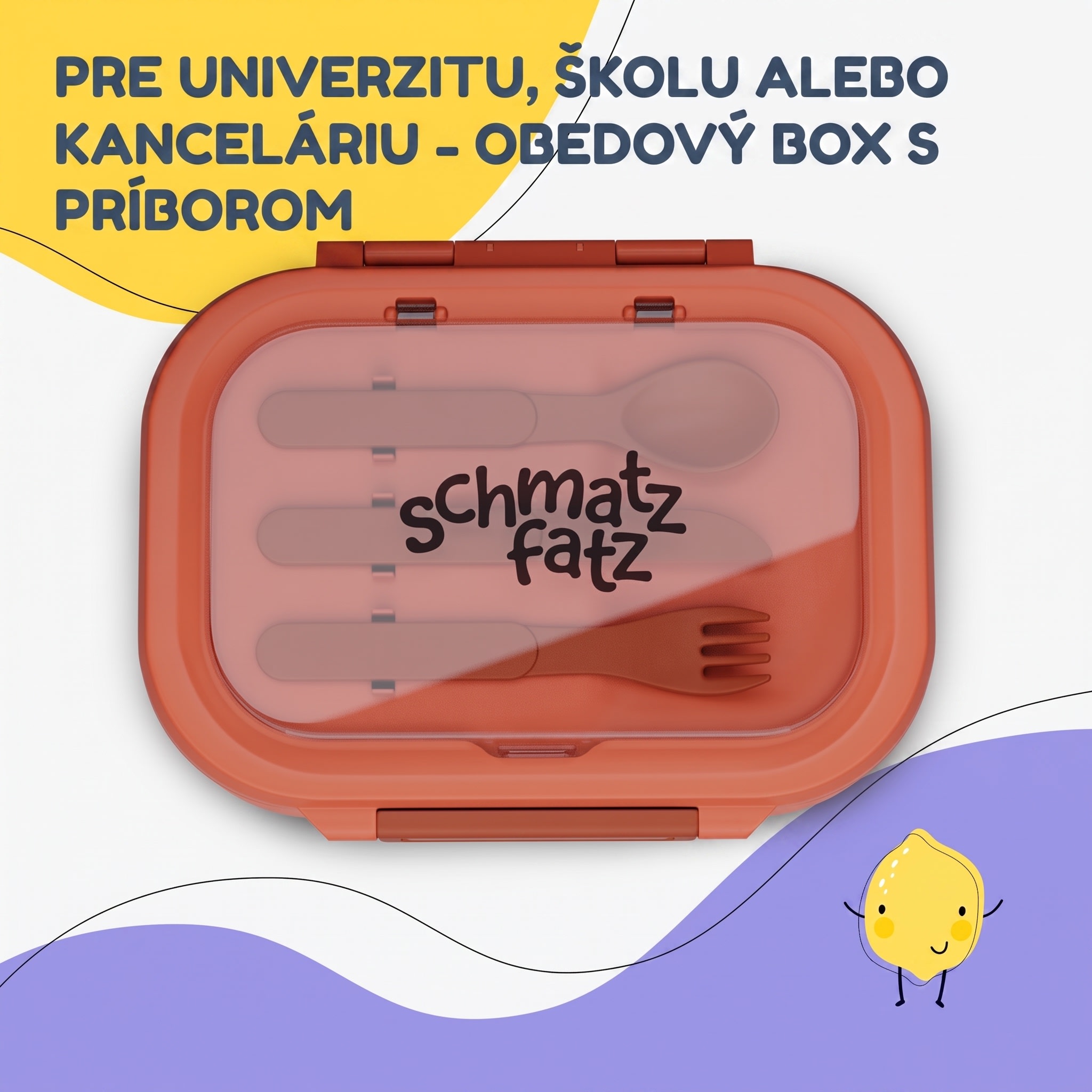 Klarstein Bunko plastový desiatový box s 3 priehradkami – Obrázok 4