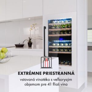 Klarstein Vinsider 41D Built-In Duo, vstavaná vinotéka, Quartz Edition