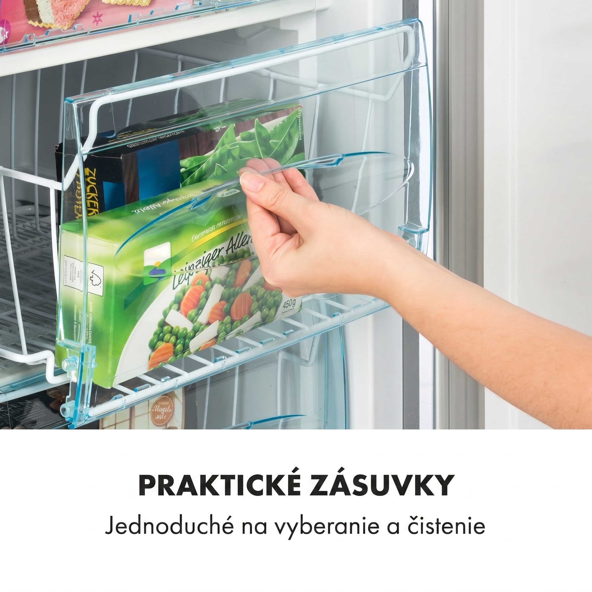 Klarstein Garfield XL, mraznička, 60 l, 80 W, 4 hviezdičky, prevádzková hlučnosť: 41 dB – Obrázok 3