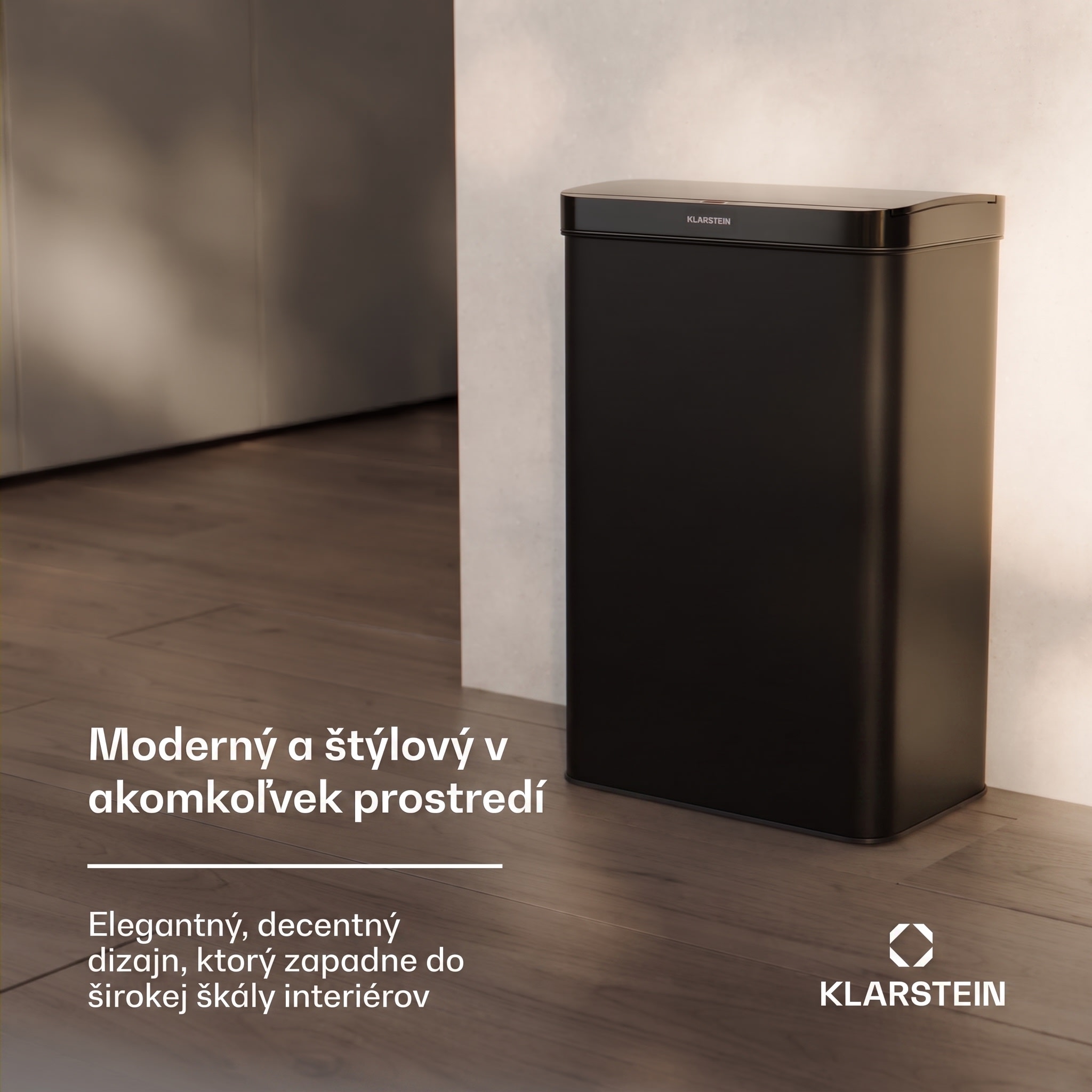 Klarstein Touchless, senzorový odpadkový kôš, 50 l, z nehrdzavejúcej ocele, Soft-Close zatváranie, napájaný batériou, LED displej, časovač – Obrázok 5