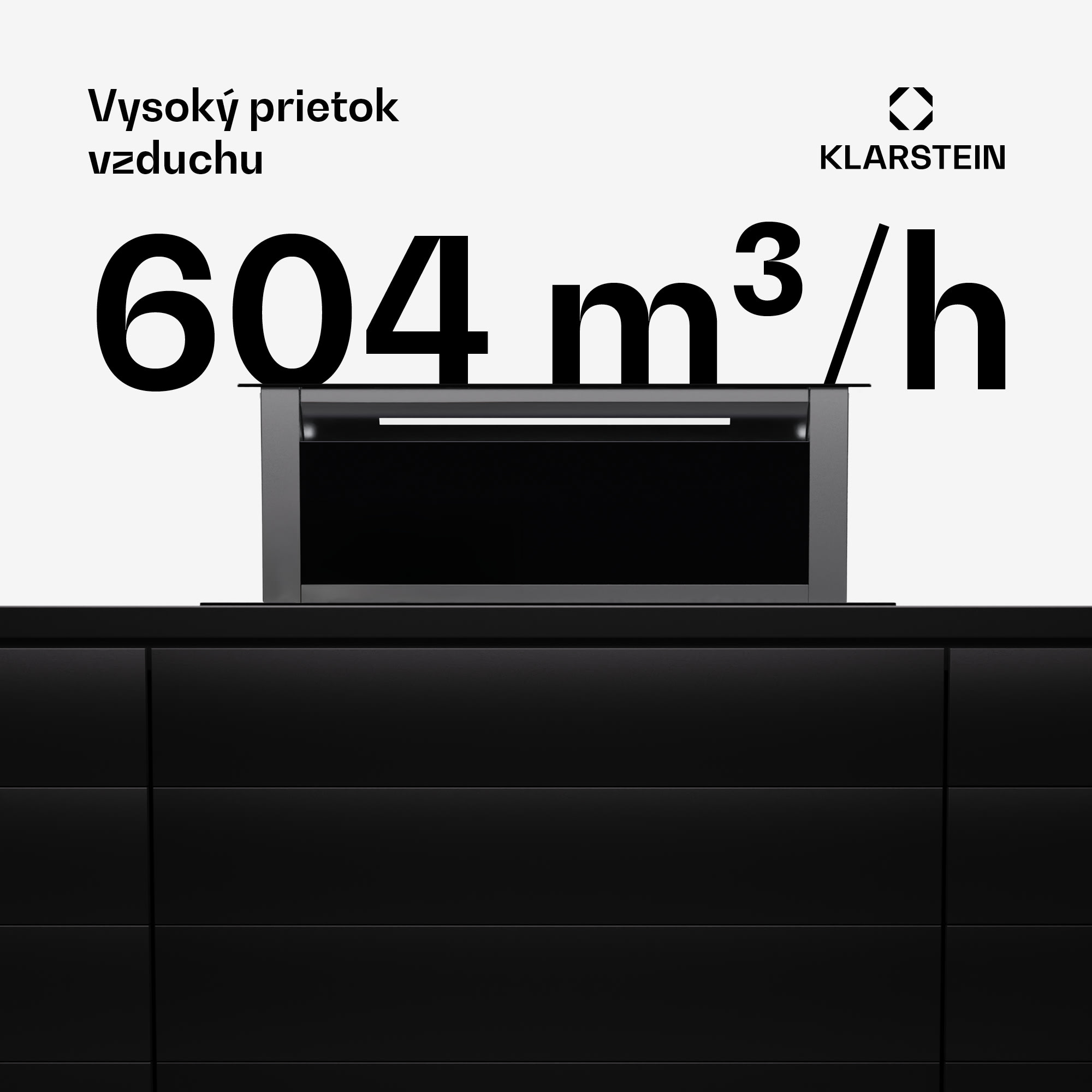 Klarstein Royal Flush Eco, digestor, 90 cm, 604 m³/h, A+
