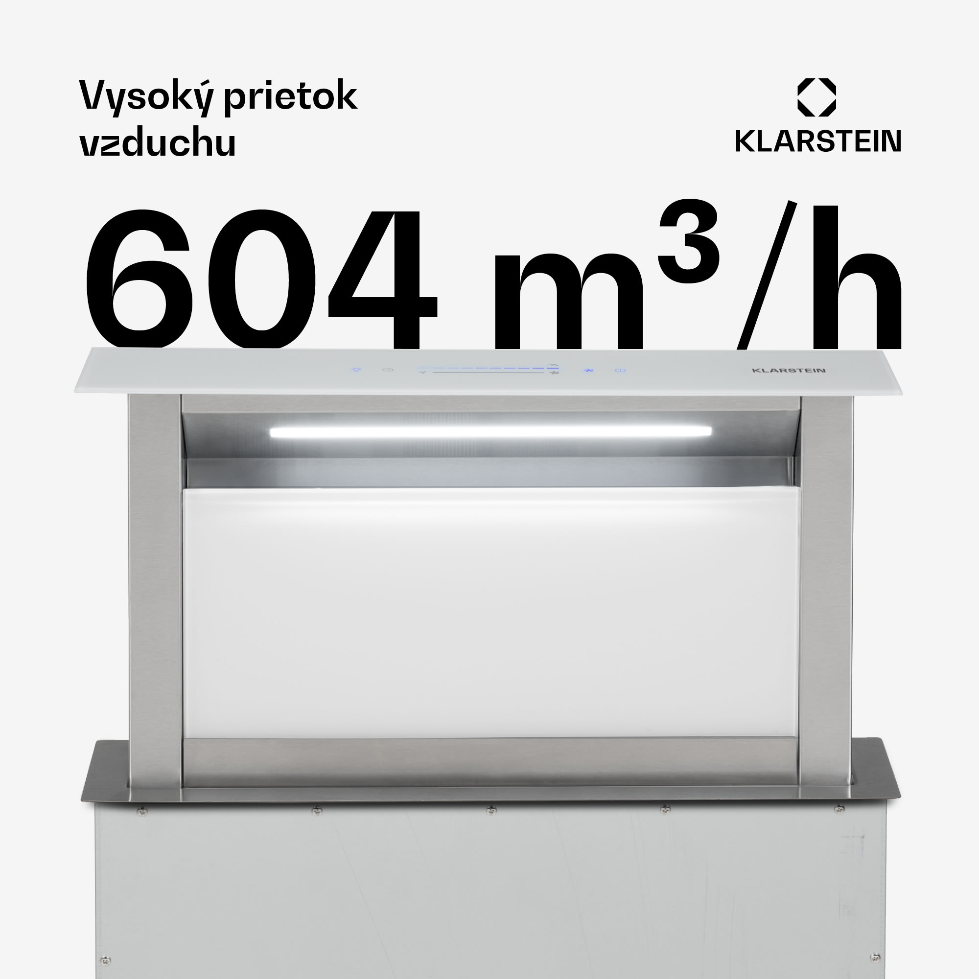Klarstein Royal Flush Eco digestor 60 cm 604 m³/h A+