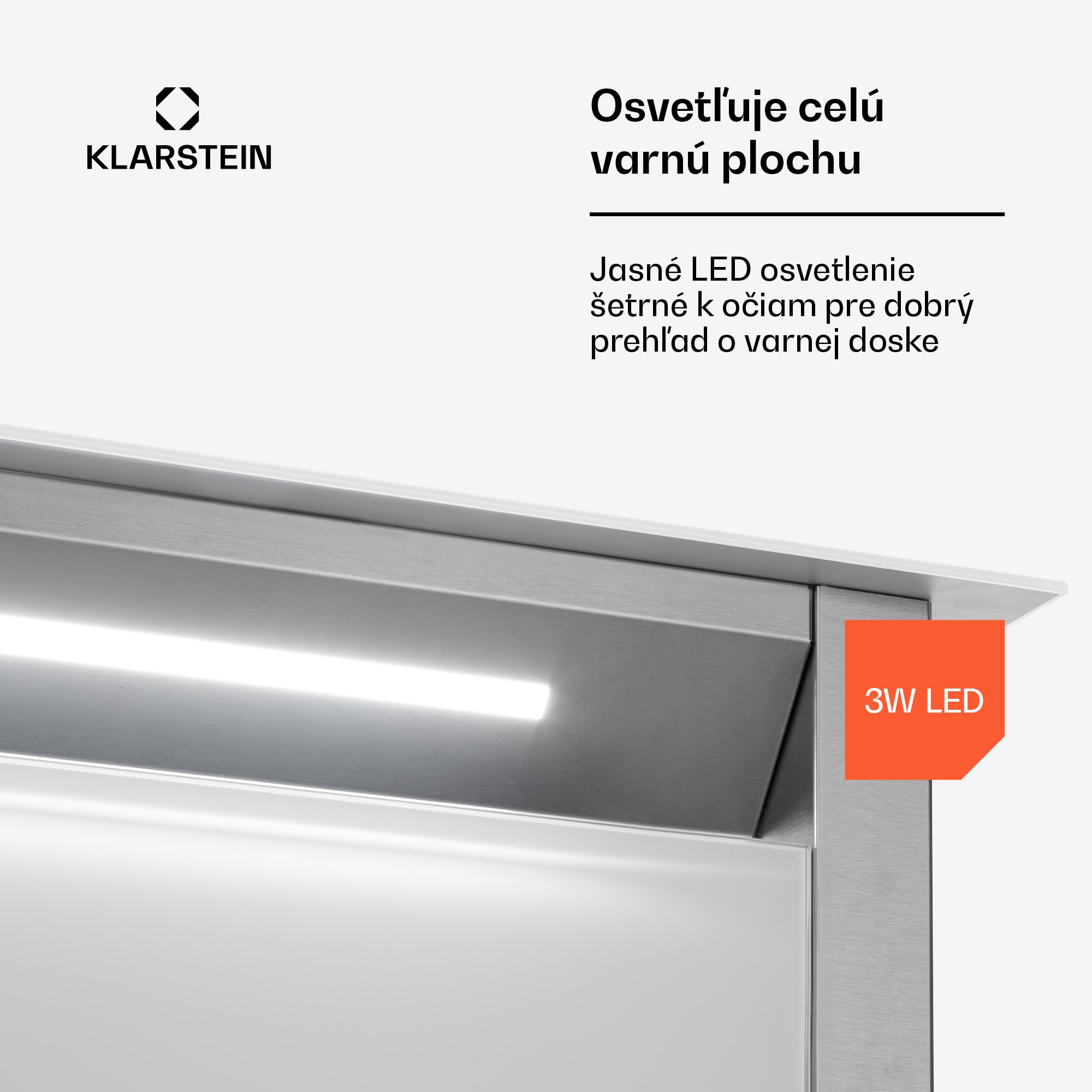 Klarstein Royal Flush Eco digestor 60 cm 604 m³/h A+ – Obrázok 4