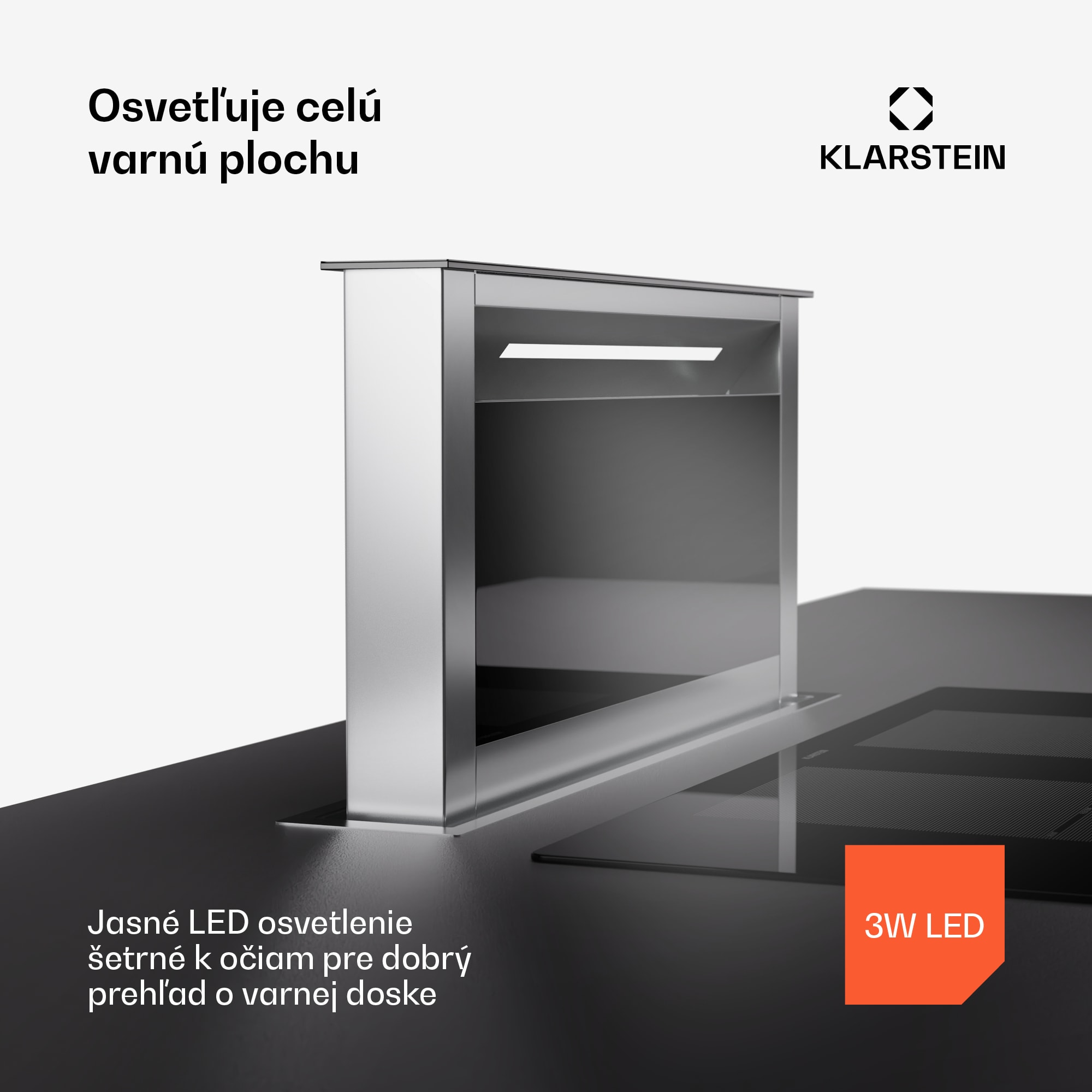Klarstein Royal Flush Eco digestor 60 cm 604 m³/h A++ – Obrázok 4