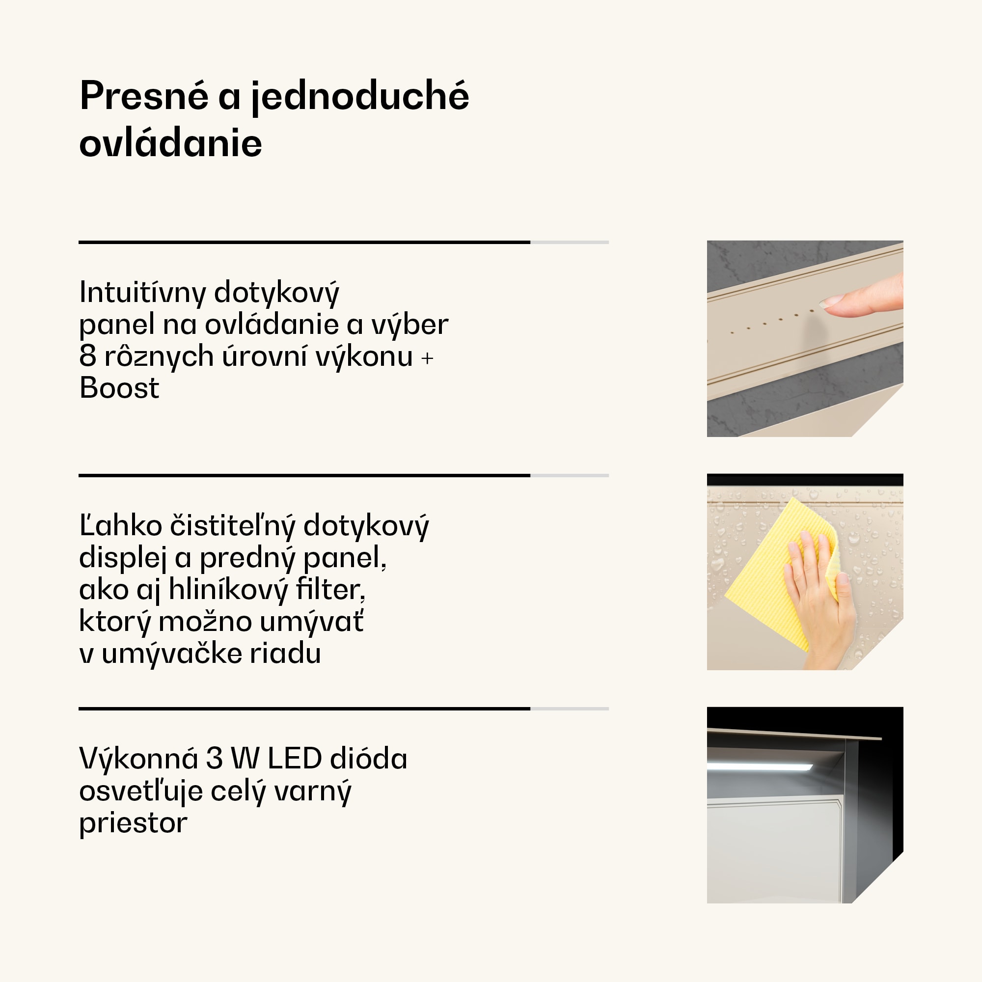Klarstein Victoria Downdraft digestor | 60 cm | A | 8 úrovní + boost | až do 713,8 m³/h | 120 W – Obrázok 4