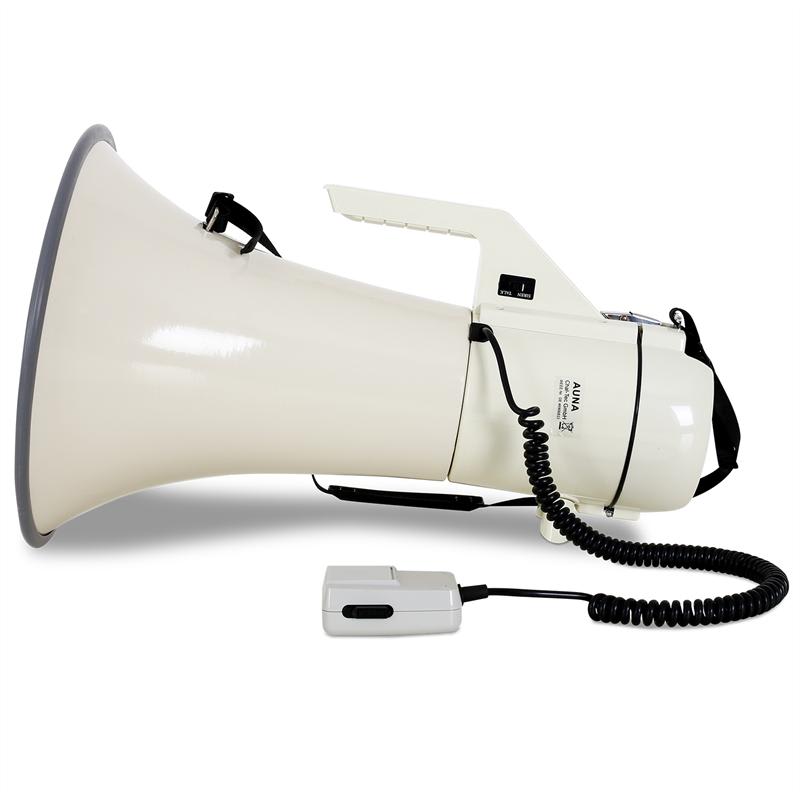 Profesionálny megafón Auna,160 W,mikrofón, 2400 m