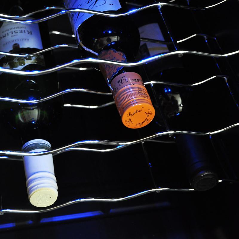 Klarstein MKS-3, vinotéka, 70 l, 24 fliaš, 2 zóny – Obrázok 4