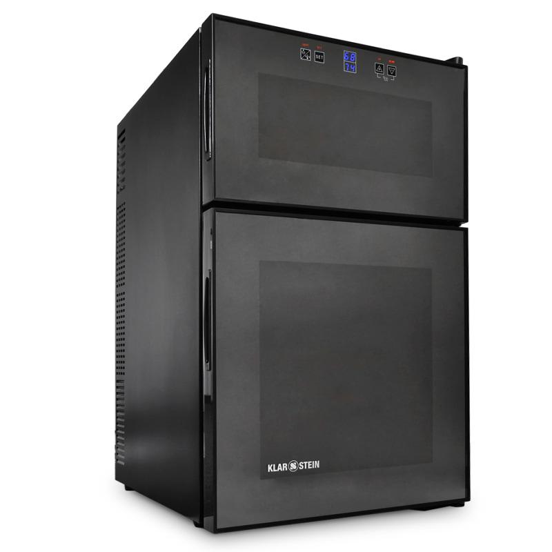 Klarstein MKS-3, vinotéka, 70 l, 24 fliaš, 2 zóny – Obrázok 5