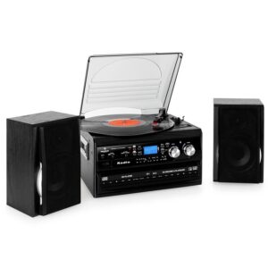 Auna MG-TCDR-186WC, stereo zariadenie, 2 x CD, magnetofón