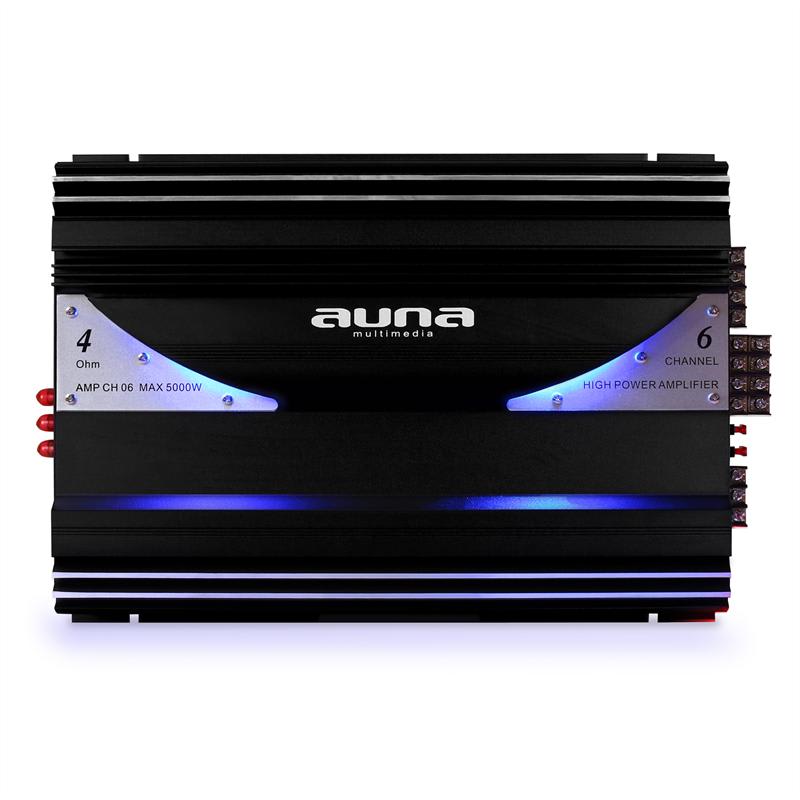 6-kanálový auto zosilňovač Auna AMP-CH06,5000 W – Obrázok 3