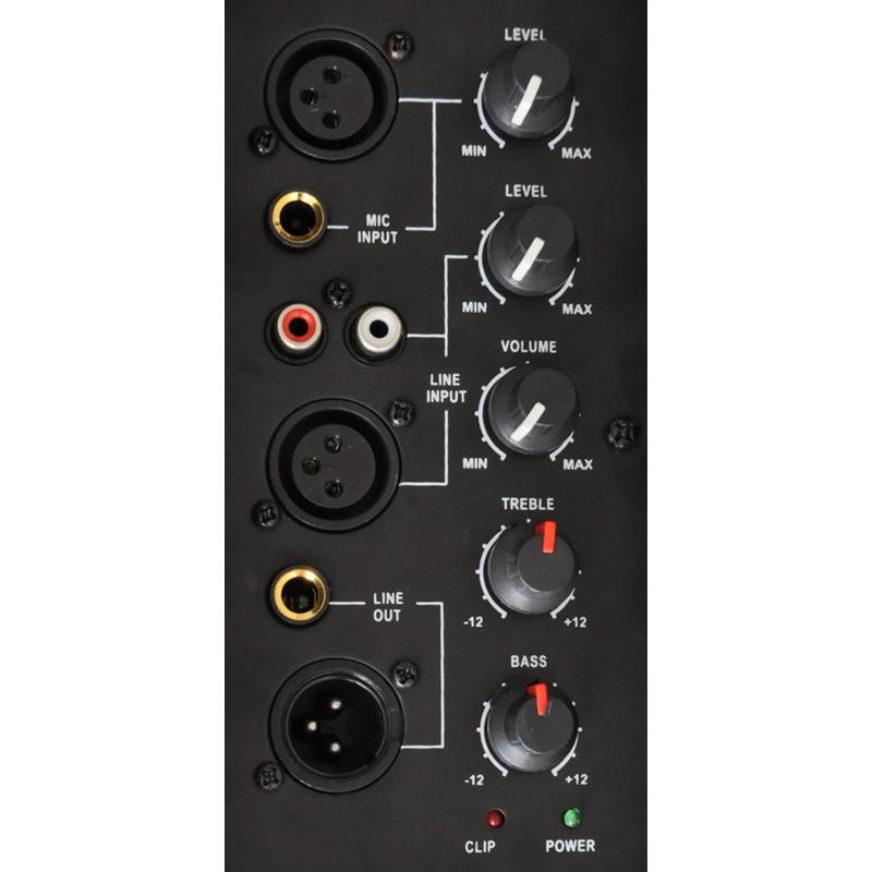 Skytec aktívny PA reproduktor, 30 cm (12“), 1100 W – Obrázok 4