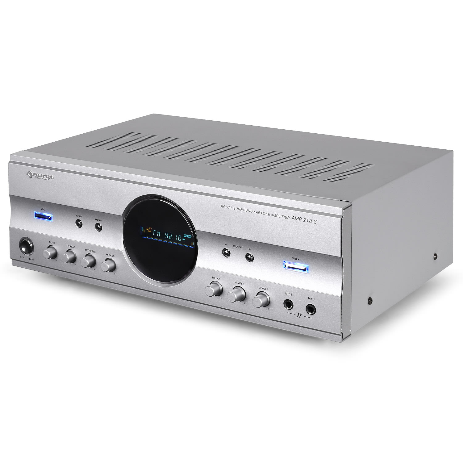 Auna AMP-218-S-V2, 5.1- priestorový receiver, HiFi zosilňovač, 600 W