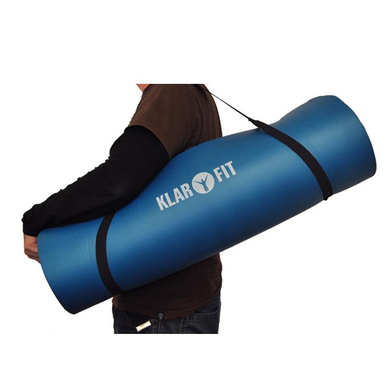Karimatka na cvičenie Klarfit, 15 mm, 190 x 80 cm, modrá
