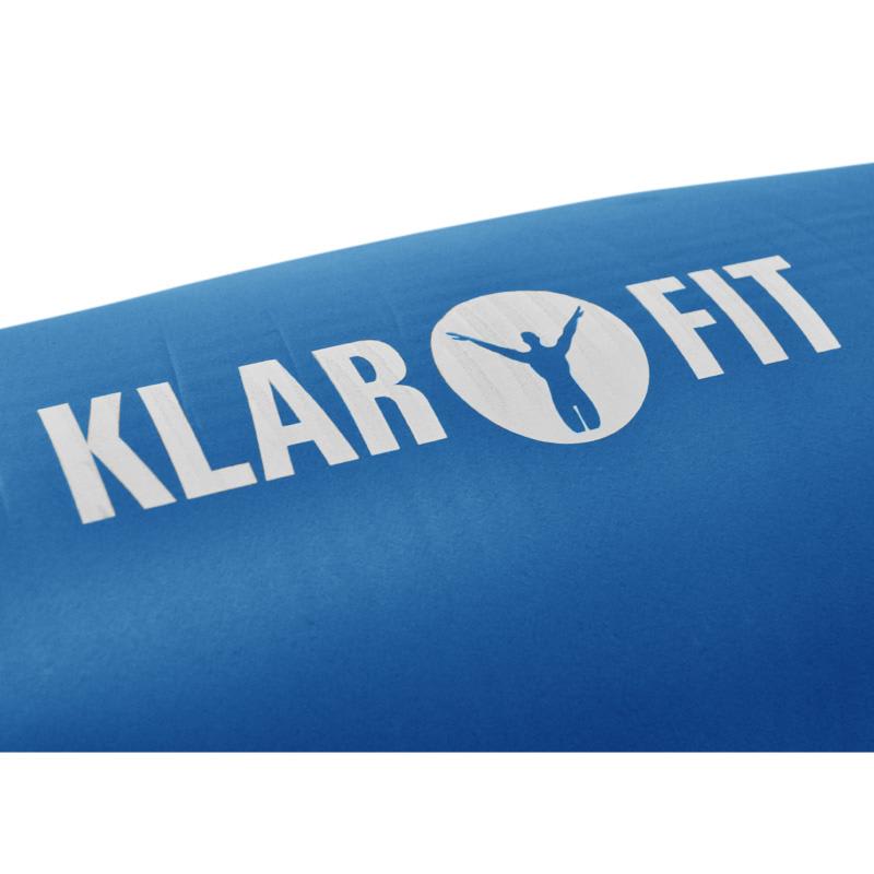 Karimatka na cvičenie Klarfit, 15 mm, 190 x 80 cm, modrá – Obrázok 2