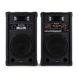 Skytec SPA1000, aktívny set PA reproduktorov,25 cm, 800W, USB-SD-MP3