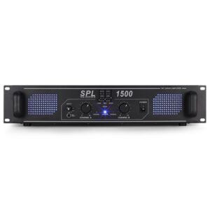 HiFi PA zosilňovač Skytec SPL-1500-EQ, LED svetelný efekt
