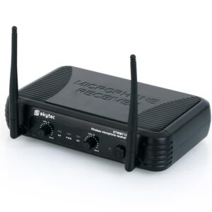 Bezdrôtový mikrofónový set Skytec STWM712, 2 kanály