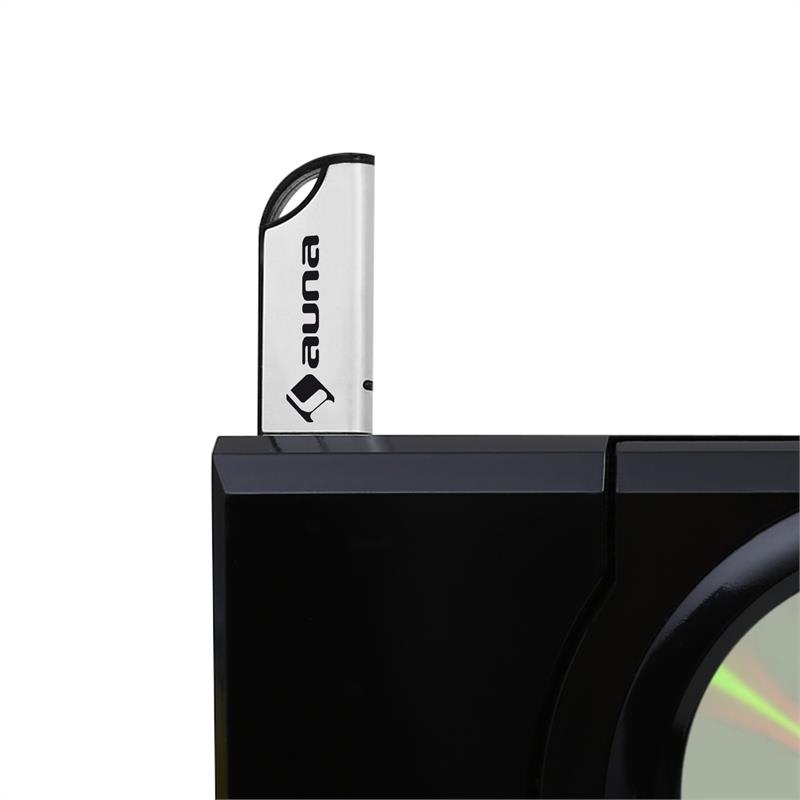 Stereo zariadenie Auna MC-120, MP3/CD prehrávač, USB, čierne