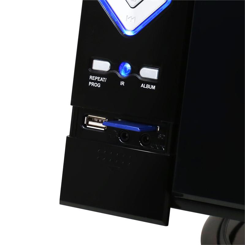 OneConcept V-12, stereo zariadenie, čierne, MP3, CD, USB, SD – Obrázok 2