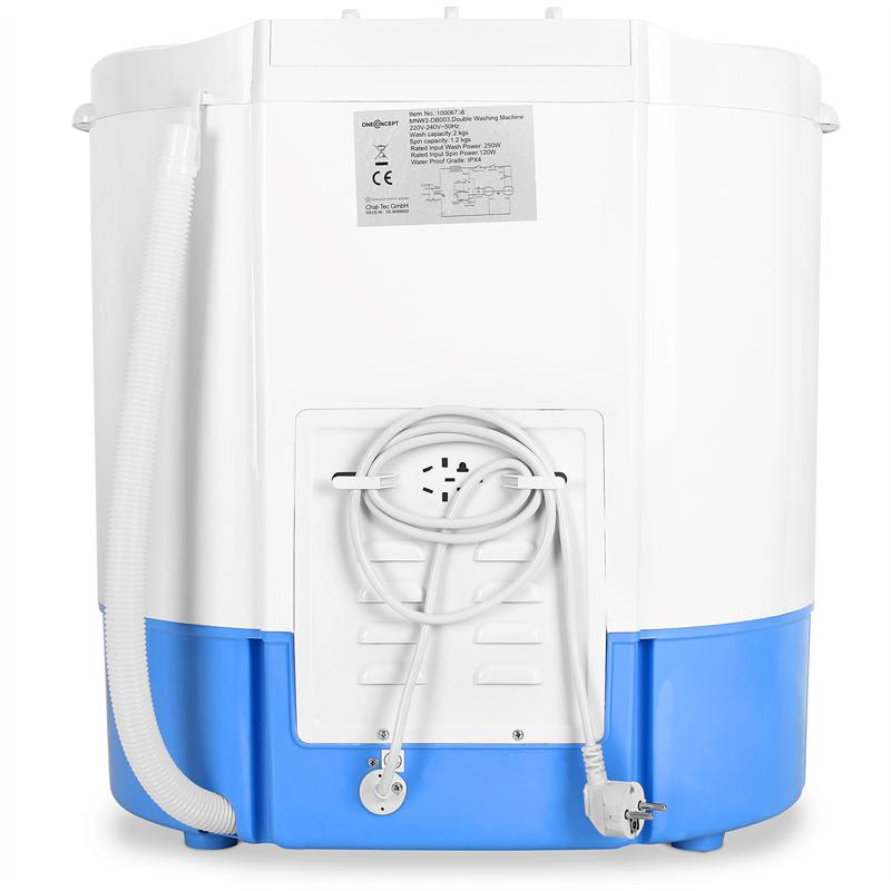 OneConcept DB003 mini práčka s odstreďovaním, 2 kg – Obrázok 3