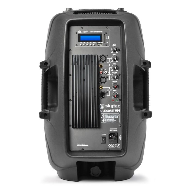 Skytec SPJ1200ABT aktívny 30 cm repro 600W MP3 SD AUX Btooth