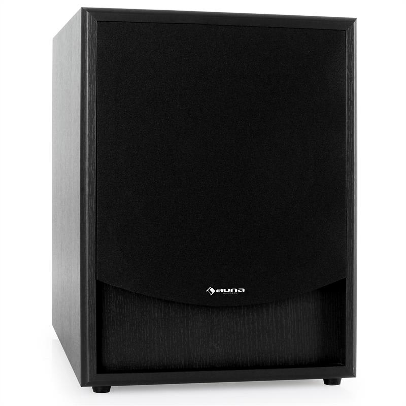 Aktívny subwoofer Auna Linie-300-SW-BK, AUX, čierny