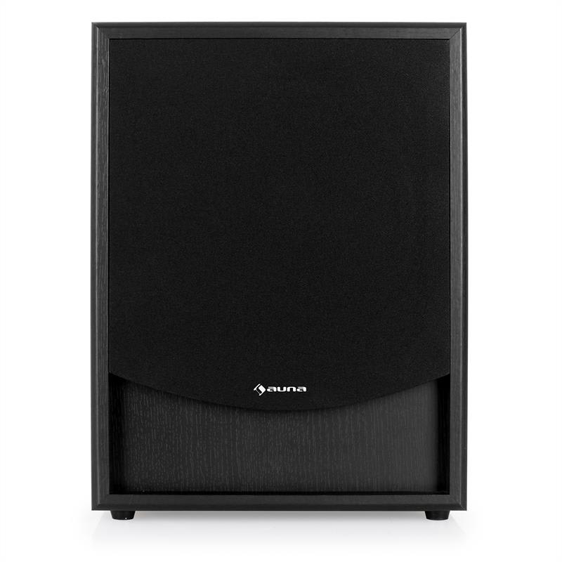 Aktívny subwoofer Auna Linie-300-SW-BK, AUX, čierny – Obrázok 3