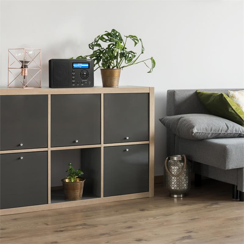 Auna IR-130 internetové rádio, WLAN, čierne, streaming – Obrázok 2