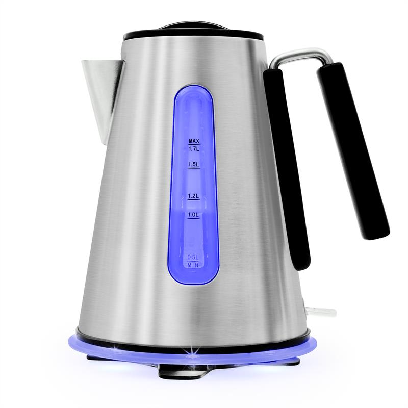 Klarstein Aquavera, rýchlovarná kanvica, 1,7 l, nehrdzavejúca ušľachtilá oceľ, 2200 W – Obrázok 2