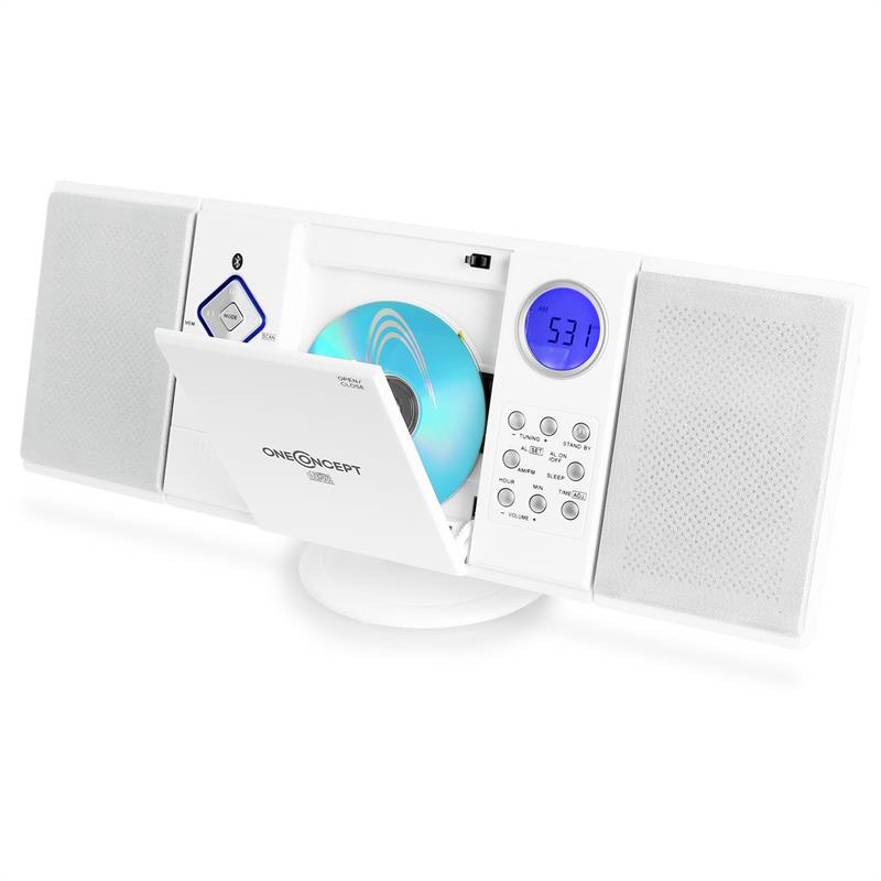 OneConcept V-12-BT bluetooth stereosystém s FM, USB, SD, AUX – Obrázok 3