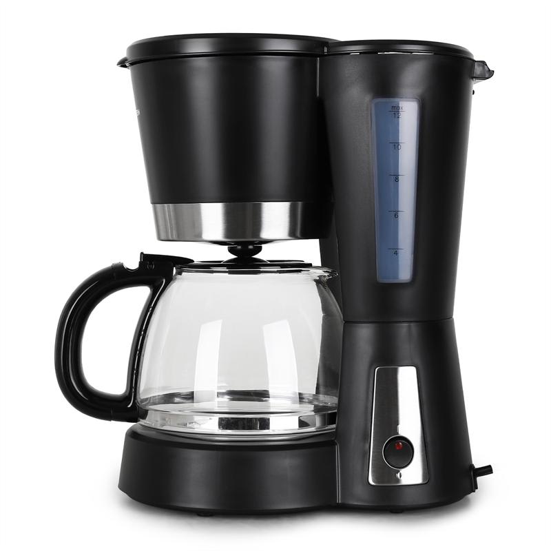 Klarstein Kávovar Sunday Morning, čierny, 900 W, 1,5 l – Obrázok 3