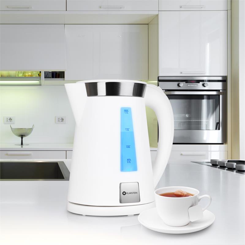 Klarstein TK8-Sunday, rýchlovarná kanvica, biela, 2200 W – Obrázok 2