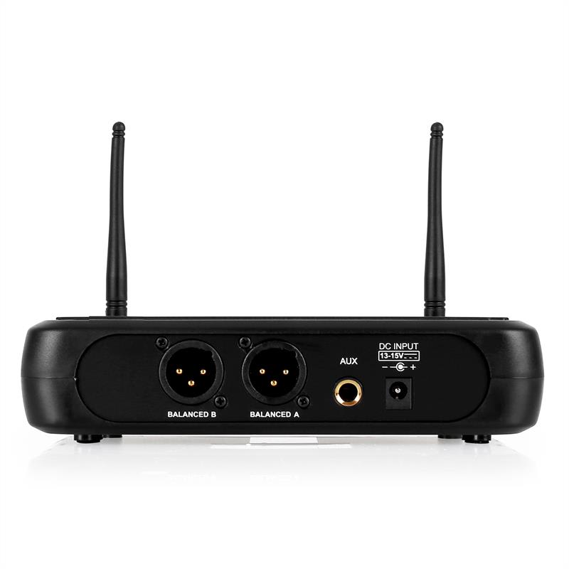 Malone UHF-250 Duo2, bezdrôtový mikrofónový set, 2 kanály – Obrázok 3
