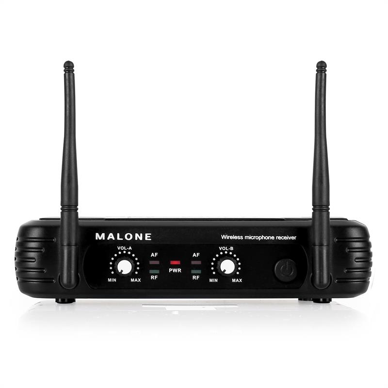 Malone UHF-250 Duo2, bezdrôtový mikrofónový set, 2 kanály – Obrázok 4