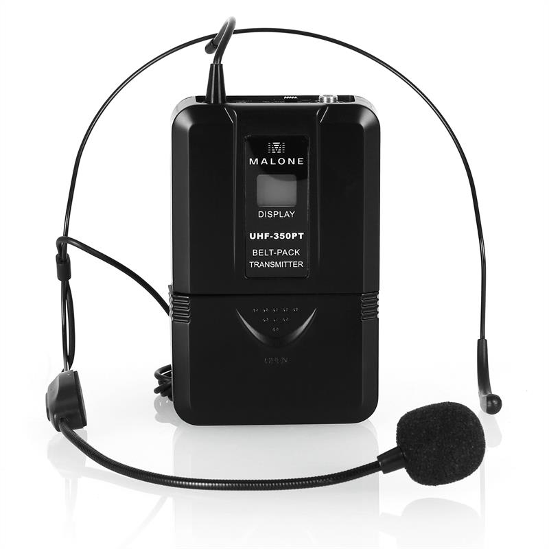 Malone Bezdrôtový mikrofónový set UHF-350 Solo, 1 kanál – Obrázok 3