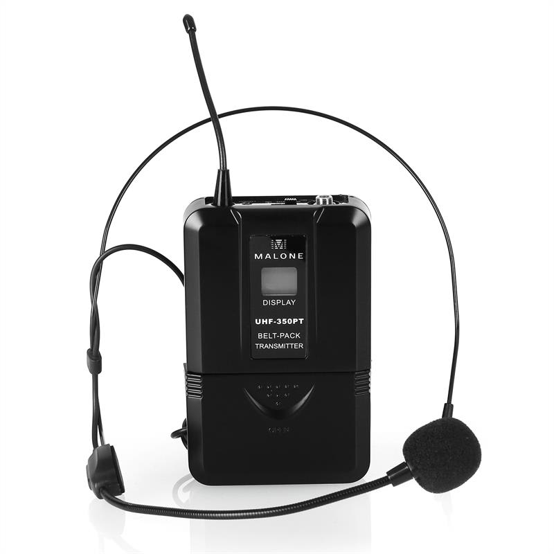 Malone UHF-450 Duo, Bezdrôtový mikrofónový set, 2 kanály – Obrázok 3