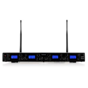 Bezdrôtový mikrofónový set auna Pro UHF-550 Quartett2