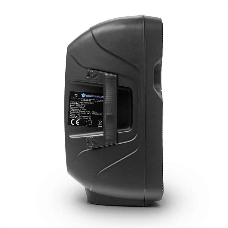 Malone PW-2908A, 150 W, aktívny reproduktor, 20 cm (8") – Obrázok 2