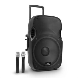 Malone PP-2915-BTR, 38 cm(15"), 450W, VHF mikrofón, mob.akt.