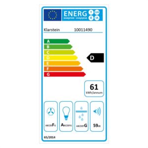 Klarstein RGL90WS, 90 cm, nerezová oceľ,komínový digestor