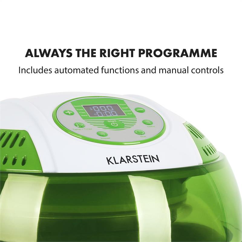 Klarstein TK20-VITAIR FRYER-GR, zelená, 1400 W – Obrázok 5