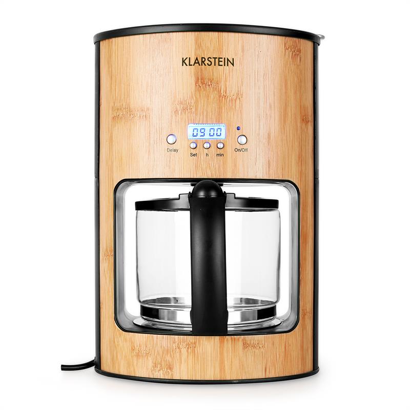 Klarstein Bamboo Garden kávovar, 1080 W, 1,25 l, časovač – Obrázok 3