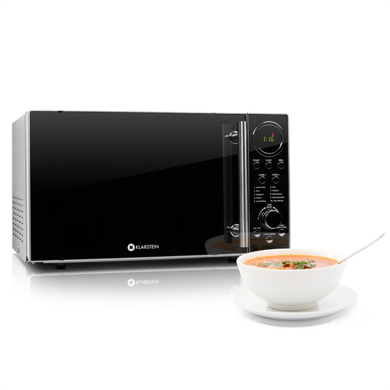 Klarstein Luminance Prime mikrovlnná rúra s grilom, 700W, 20 – Obrázok 3