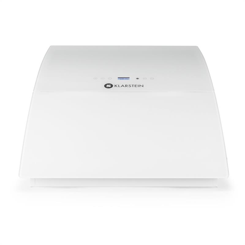 Klarstein RGL60WH komínový digestor, voľný priestor pre hlavu, 60 cm, 600m³/h – Obrázok 3