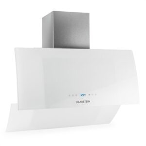 Klarstein RGL90WH komínový digestor, voľný priestor pre hlavu, 90 cm,600 m³/h