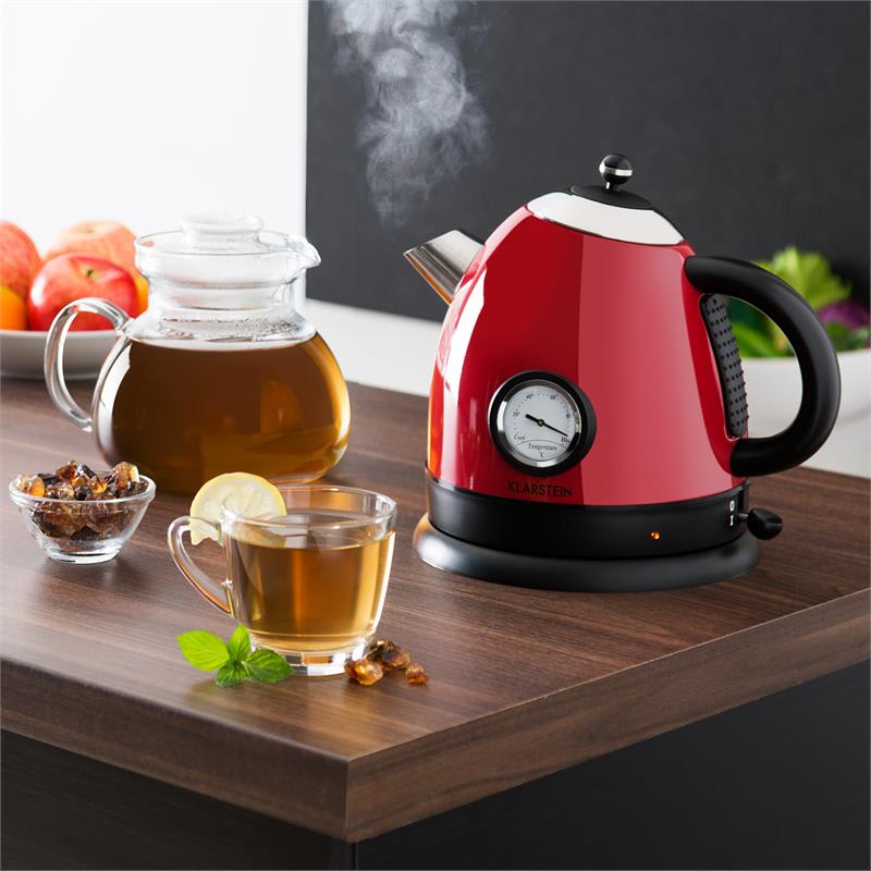 Klarstein TK7-Aquavita-Red, 2200 W , rýchovarná kanvica, červená – Obrázok 4