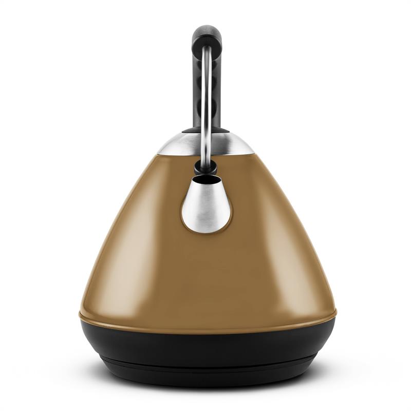 Klarstein Charlotte Cappucino, 1,7 l, 2200 W, rýchlovarná kanvica, čajník, bezkáblový, hnedý – Obrázok 3