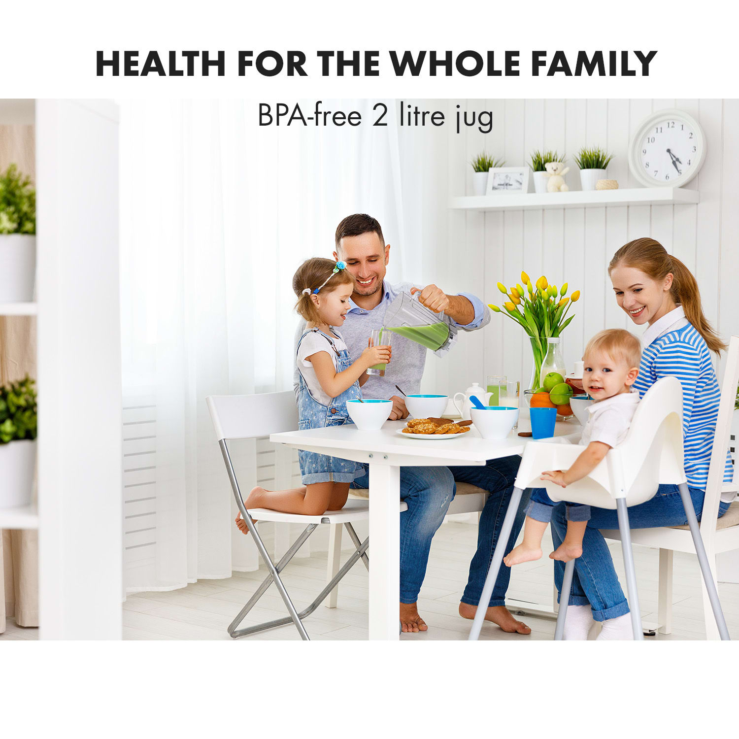 Klarstein IB-Herakles-3G-JTC-B, 1500 W, mixér, 2 l, modrý – Obrázok 5