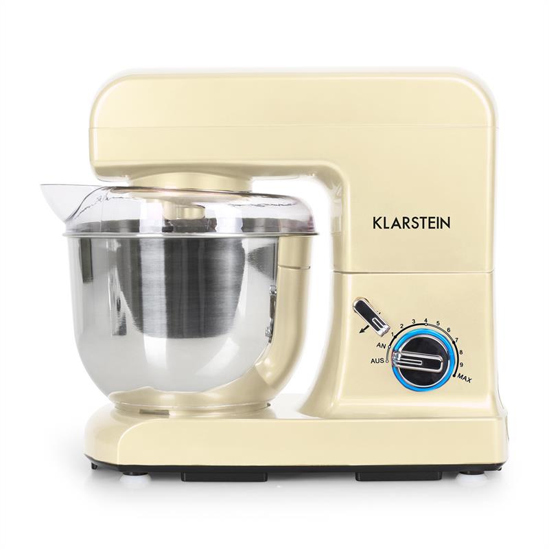 Klarstein GRACIA MORENA, 1000 W, kuchynský robot, krémový – Obrázok 3